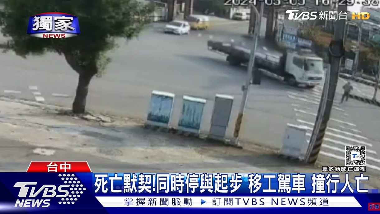 #獨家 死亡默契!同時停與起步 移工駕車 撞行人亡｜TVBS新聞 @TVBSNEWS01